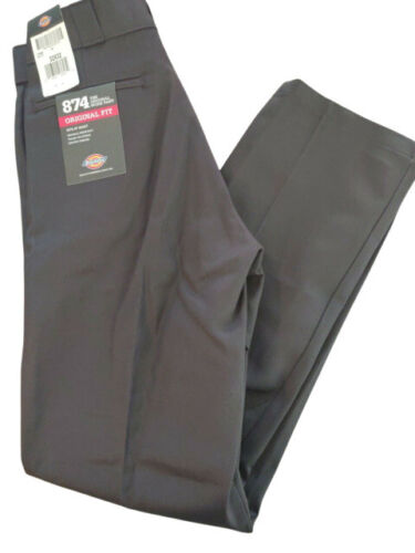 Genuine Dickies #11295 NEW Men's Black Relaxed Fit Straight Leg