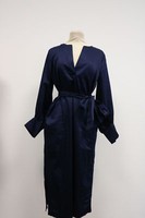 Drykorn Aidana Damen Dress Kleid Maxi Lang Blau Gr.38 Neu