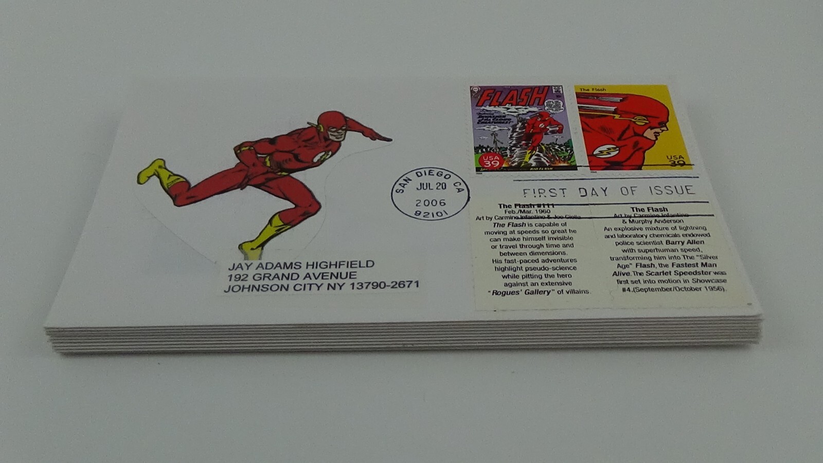 DC Comics 2006 First Day of Issue USPS Superhero Stamps Lot of 10