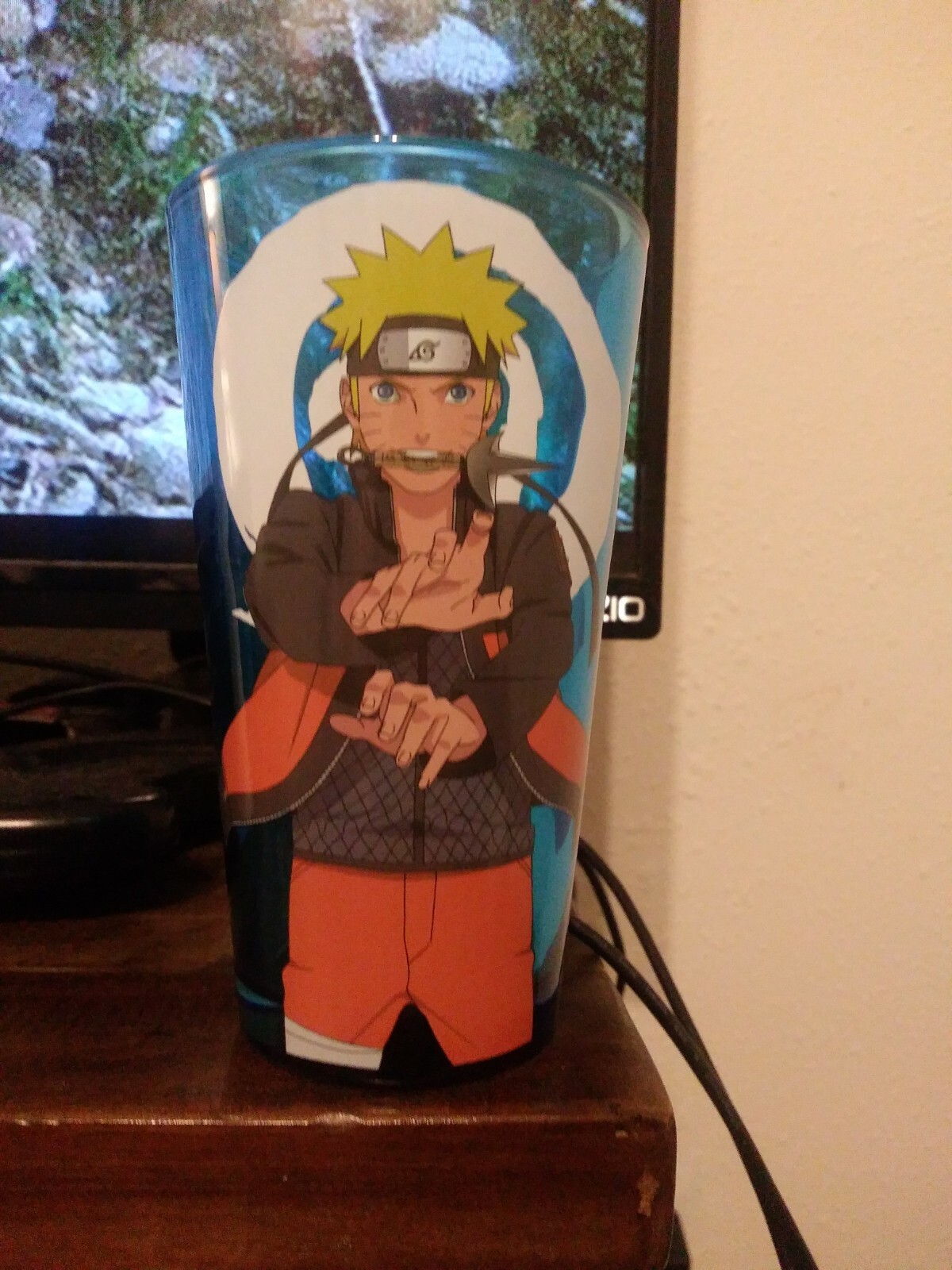 Naruto Anime Collector Drinking Glass Blue Loot Crate Exclusive Fast Secure  Ship | eBay