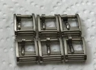Set of 6 Original Vintage Swiss Buckles