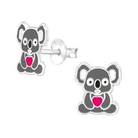 Koala Kinder Ohrringe 925 Silber FüR MäDchen Ohrstecker Schmuck Geschenk