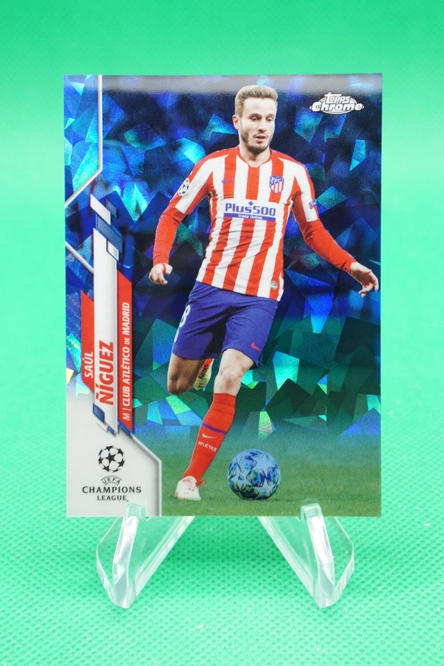 (2 Cards) 2019-20 Topps Chrome Sapphire UEFA Base #38 Saúl Ñíguez CDW - Image 3 of 4