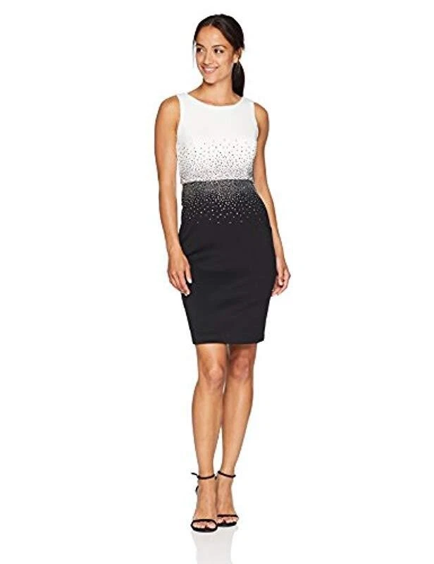 Embellished sales sheath dress