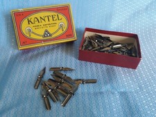 PENNINI d'epoca vintage SCATOLA KANTEL 920 GKB Plume Antique Fountain Plumillas