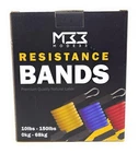 Mode33 Resistance Bands Tubes 150lbs Latex 5 Levels Exercise Home Fitness Health