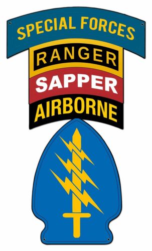 Special Forces Quadruple Canopy Patch Sign - 第 1/1 張圖片