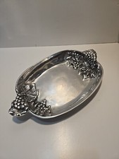 Vintage Cast Aluminum Grape Leaf Serving Tray — listing 3