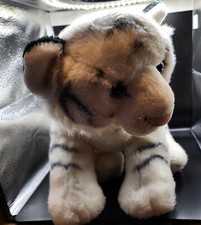 Miyoni White Bengal Tiger Plush 14 Stuffed Animal Toy w tags