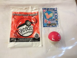 burger king pokeball 1999
