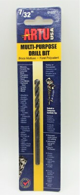 ARTU  Multi-Purpose Chrome Vanadium Steel Drill Bit 7/32 Dia. x 3-3/4 L  #01022