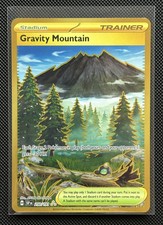 Gravity Mountain 250/191 Secret Gold Full Art Rare Pokemon Surging Sparks Sv8 Nm