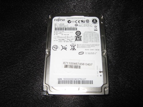 FUJITSU 80 GB 2.5" 5400 RPM  SATA Hard Disk Drive HDD Laptop MHW2080BH
