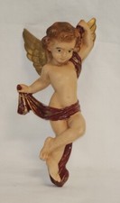 Barock-Engel. Fliegender Engel m.Tuch Vintage Handmade Italien