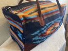 New Handwoven Vibrantly Cantina Southwest Cowboy Indian Traveling Weekender Bag — photo 2