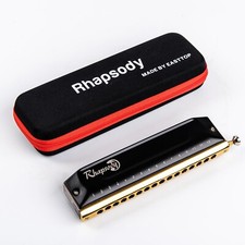 EASTTOP 16Hole 64Tone Upgrade Rhapsody Chromatic Harmonica Key of C Mouth Organ