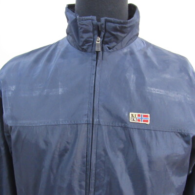 Napapijri Mens Jacket Navy Blue Chest 42/44 UK L REF (Y00852)
