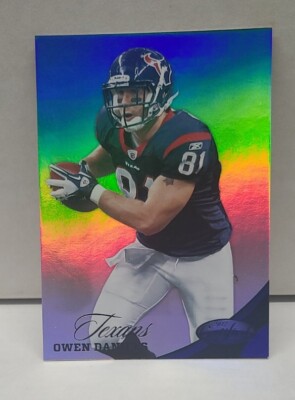 OWEN DANIELS 2012 Panini Certified MIRROR BLUE ~ #'d /100 ~ TEXANS