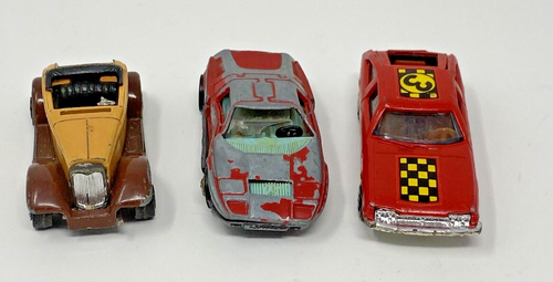 Lot of 3 Vintage Diecast Cars: Kidco Toyota, Playart Mercedes, Zylmex Roadster - 第 1/19 張圖片