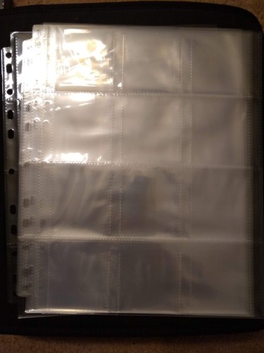 10x guardhouse archival coin pages 12 pocket for 2.5 x 2.5 holders NO PVC