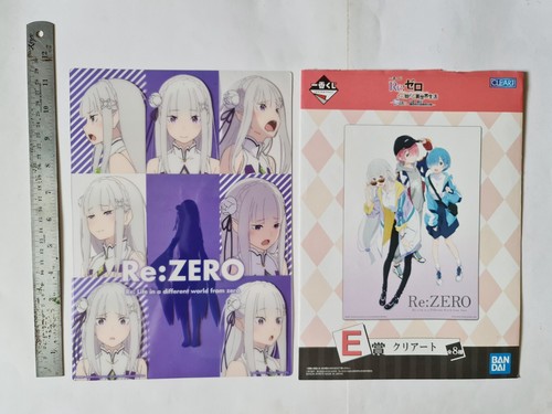 Broche llavero Re Zero Rem/Ram acrílico soporte plástico arte transparente escombros 26 piezas - Imagen 12 de 16