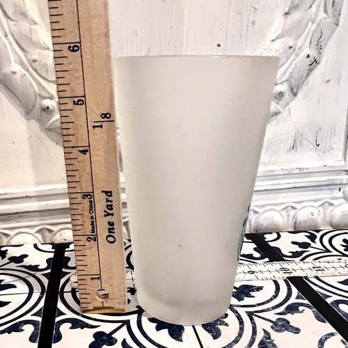 fiestaware coastal seahorse frosted tumbler Fiesta Glass 16 Oz - Picture 6 of 7