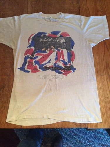 Original Vintage The Who - The Kids Are Alright T-shirt Vintage vintage concert t-shirt, vintage, single stitch, B+ condition
