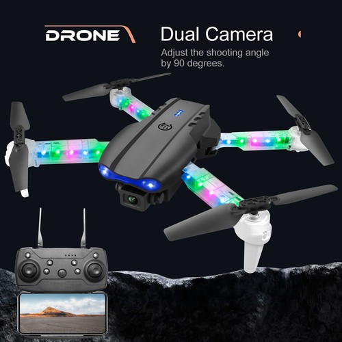 RC Drone 5k HD Wide Angle Camera WIFI FPV Drone Dual Camera Foldable Quadcopter