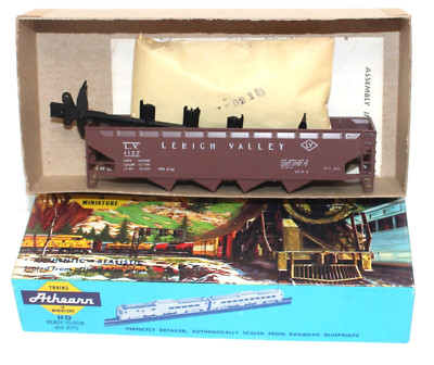 Athearn 1750 HO 40' Quad Hopper kit Lehigh Valley LV 1127 NIB