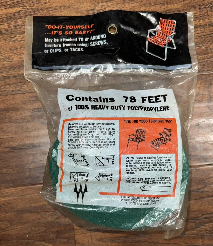 Correas para muebles de exterior Wellington vintage 78 pies verdes Foto 2 de 3