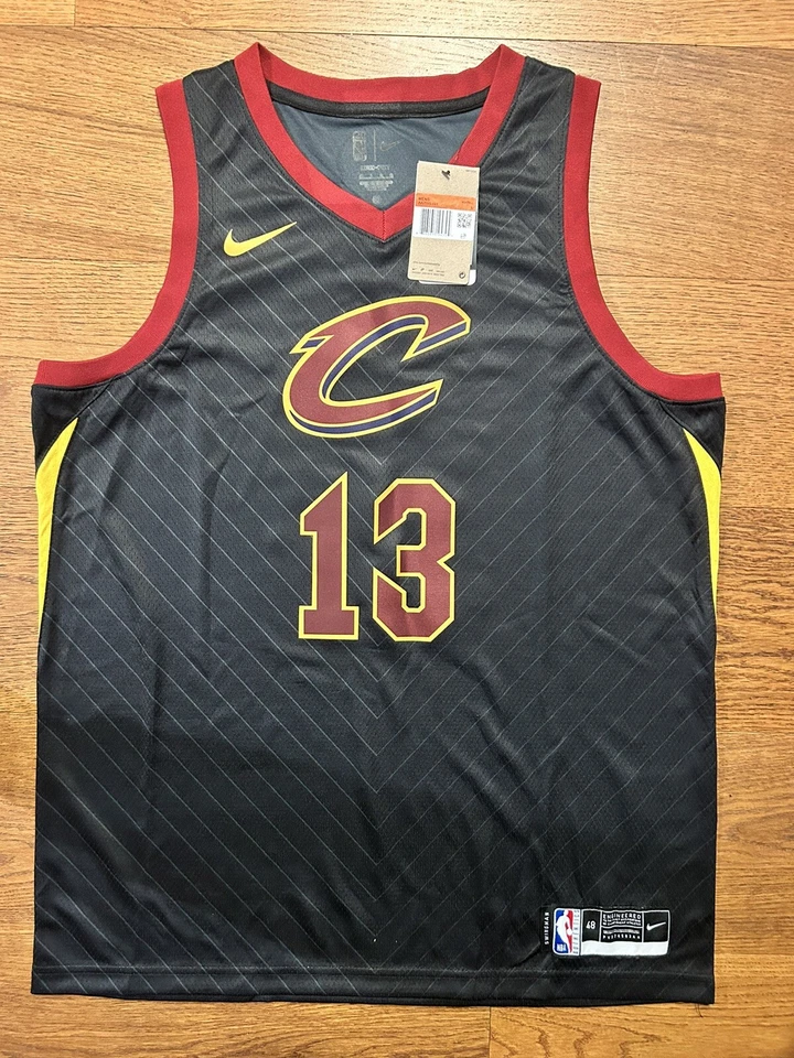 Camiseta deportiva firmada por Tristan Thompson autografiada de las Finales de los Cleveland Cavaliers certificado de autenticidad JSA Foto 3 de 3
