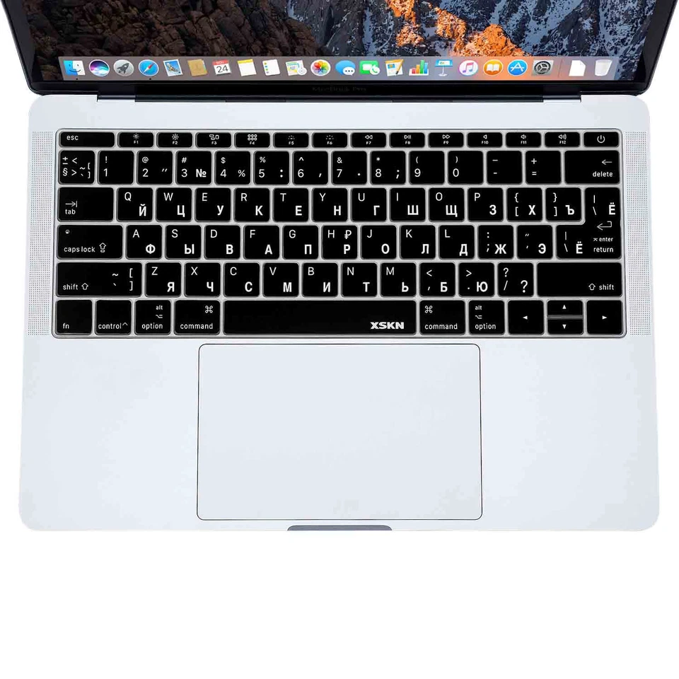 XSKN Russian Keyboard Cover for Macbook Pro 13.3 no Touch Bar/Macbook 12 inch - Image 2 of 4