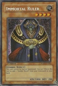 Immortal Ruler - RGBT-EN082 - Secret Rare - 1st Edition x1 - Lightly Played