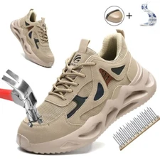 New steel toe shoes Men Lightweight Indestructible Sneakers wear resistant