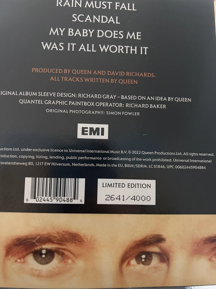 Queen - The Miracle - LP, Album, Limited Edition, Nr. 2641 , Picture Disc - Bild 3 von 3