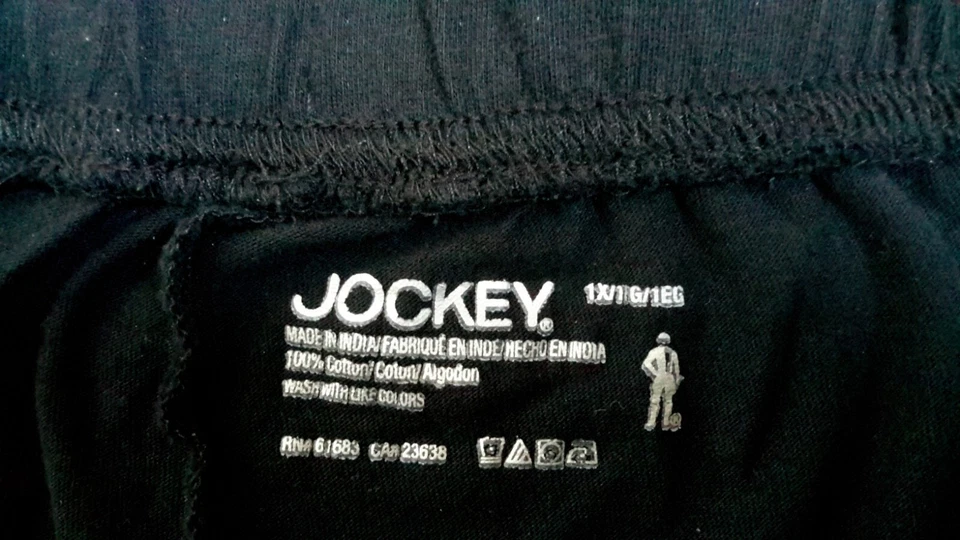 Jockey Women’s Size 1X Black Pull on Drawstrings Lounge/Pajama Pants Pre-owned - Image 4 of 4