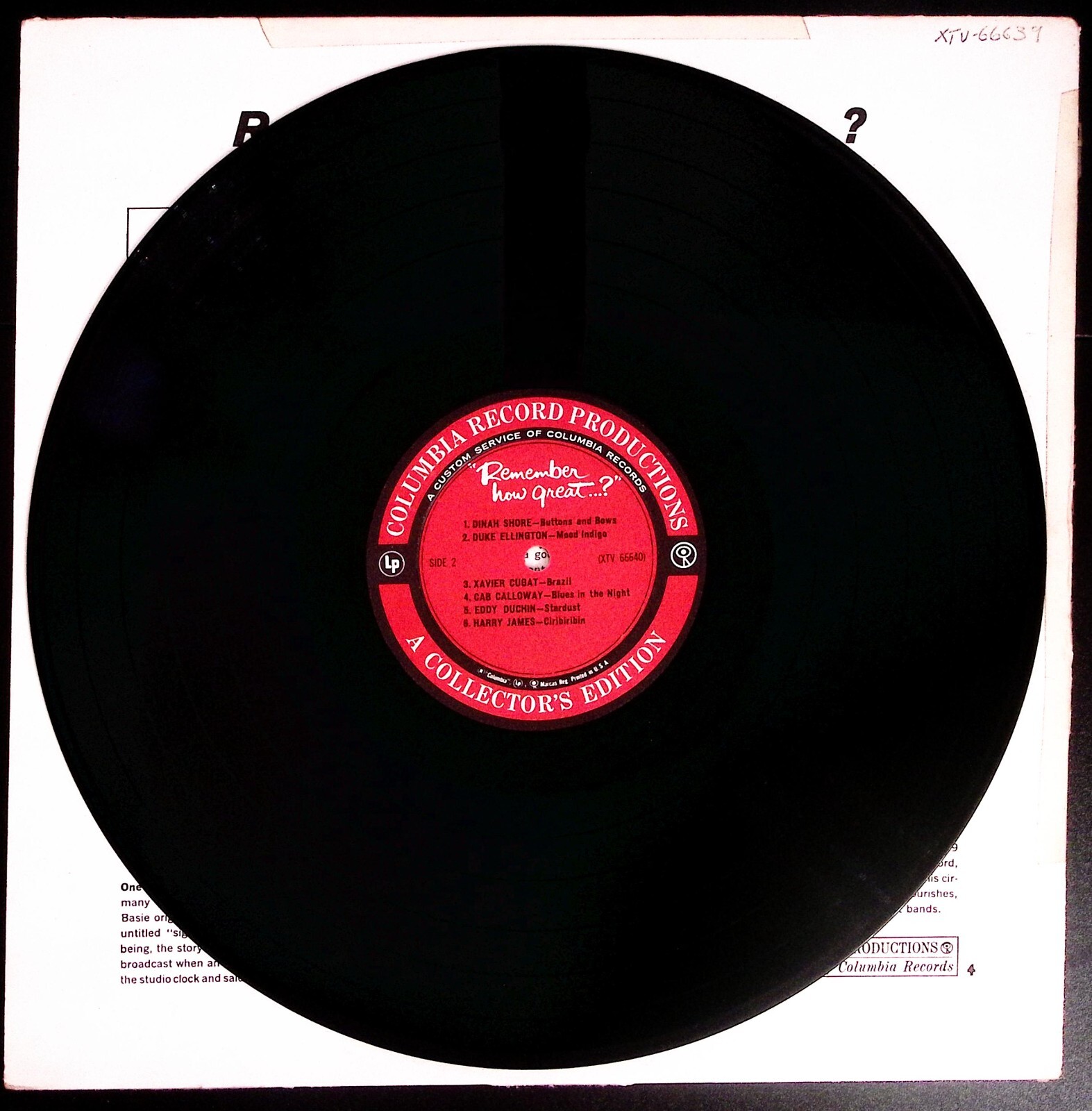 REMEMBER HOW GREAT? LUCKY STRIKE CIGARETTE PROMO COLUMBIA VINYL LP 218-44 thumbnail 4