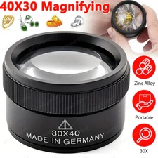40x Magnifying Glass Eye Loupes Loop Optical Magnifier Jewelry Watch Repair Tool