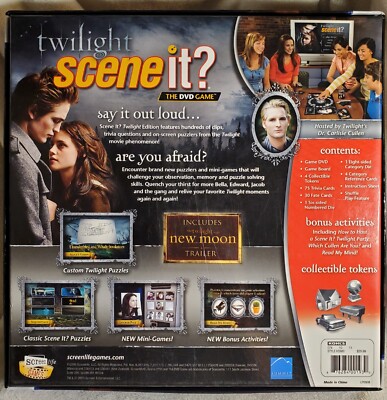 The Twilight Saga Scene it? DVD Board Game Opened Never Played
