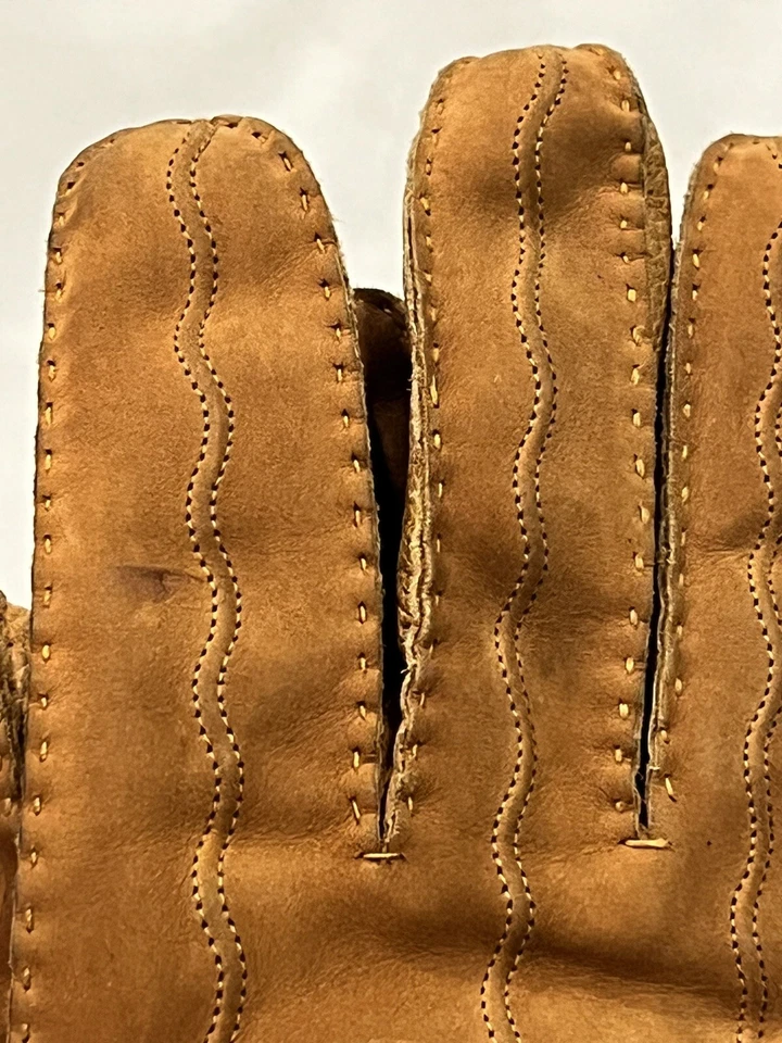 Guantes vintage para niños Yves Saint Laurent talla 10 con forro de angora y lana Foto 3 de 4