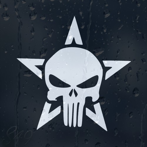 Autocollants vinyle tuning cadre de vélo Specialized Punisher Skull