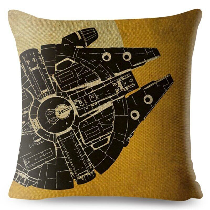 Classic Colourful Star Wars Print Cushion Cover Sofa Home Decor Cushion