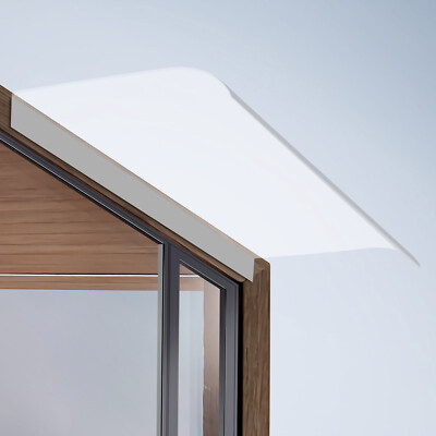 Clear Canopy Awning for Door & Patio - Rain & Snow Protection, Durable PC