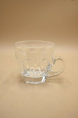 Nachtmann Alexandra Tasse transparent mit Henkel Bleikristall Diamantschliff 
