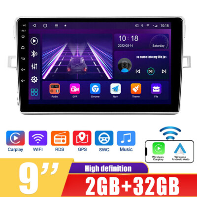 9'' 2+32GB Android 12 Autoradio für Toyota Verso R20 2009~2018 GPS NAVI DSP IPS