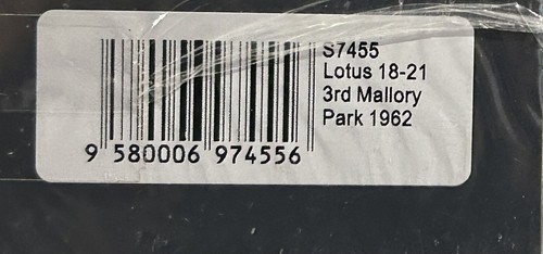 SPARK 1/43 S7455 Lotus 18-21 Climax #12 3rd Mallory Park 1962 Graham Hill - Imagen 7 de 7
