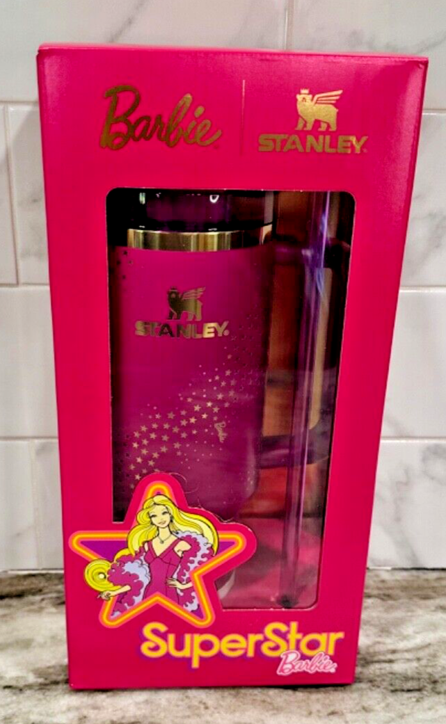 Barbie x Stanley Tumbler 70s SUPERSTAR 40 oz Quencher NEW Limited