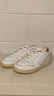 Nike Ebernon Low Men's Triple White Sneakers Size 9