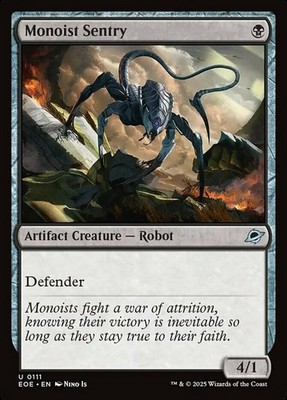 Monoist Sentry Edge of Eternities Near Mint, English