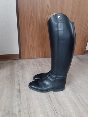 Reitstiefel 39/40 Schwarz Petrie Leder